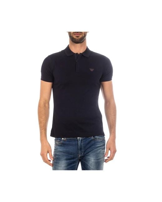 Armani Jeans Blue Polo Shirts for men