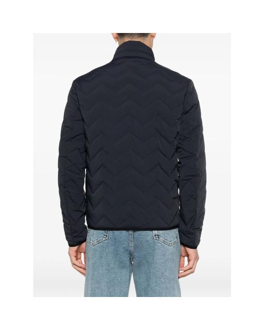 Emporio Armani Blue Down Jackets for men