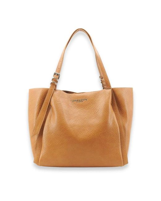 Ermanno Scervino Brown Shopping Bags