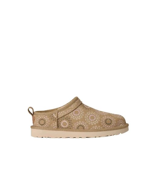 Ugg Classic Micro Sun Stitch Boot in het Natural