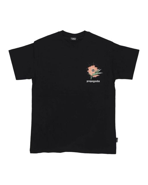 Propaganda Schwarzes Apocalypse Tee Kurzarm T-Shirt in Black für Herren