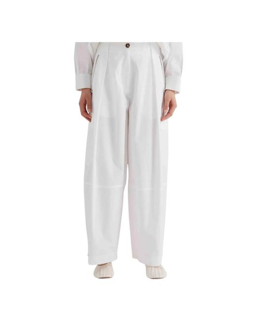 MEIMEIJ White Wide Trousers