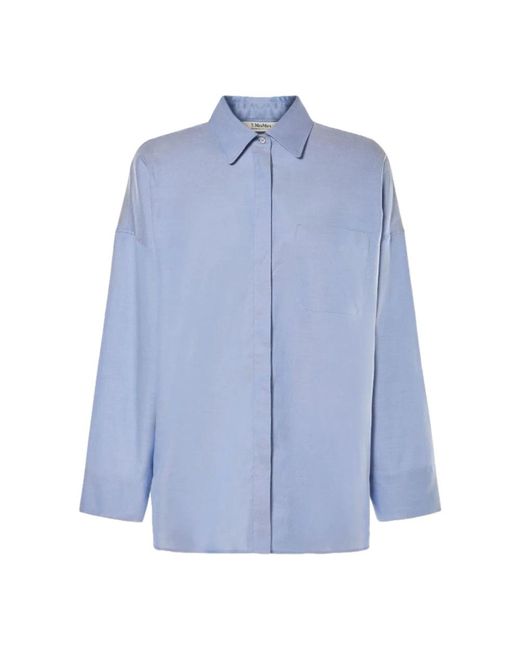 Blouses & shirts > shirts Max Mara en coloris Blue