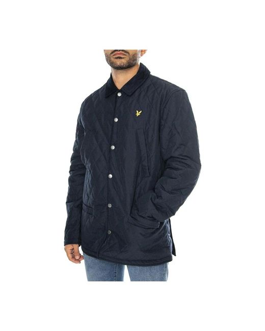 Lyle & Scott Jacket in het Blue voor heren