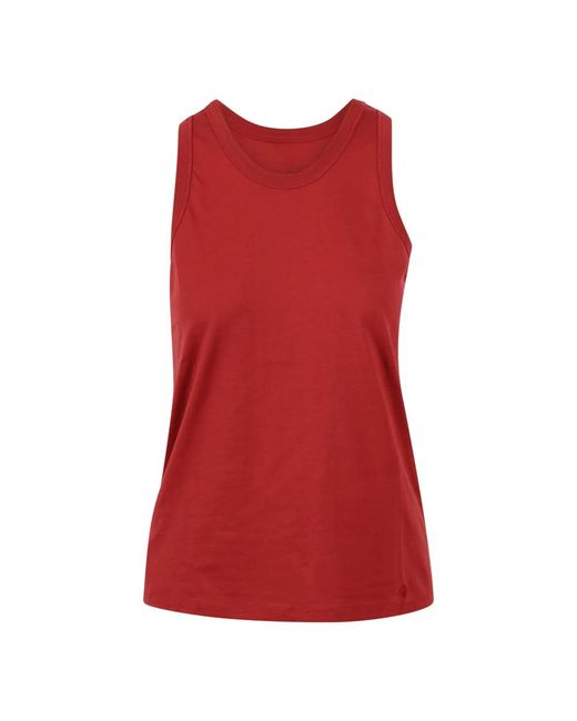Loulou de Saison Red Sleeveless Tops