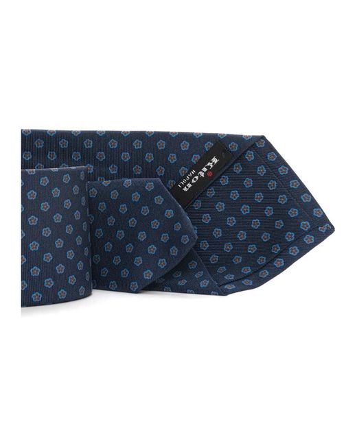 Ties di Kiton in Blue da Uomo