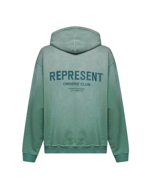 Represent Green Hoodies for men