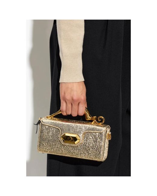 Clutches di Lanvin in Metallic