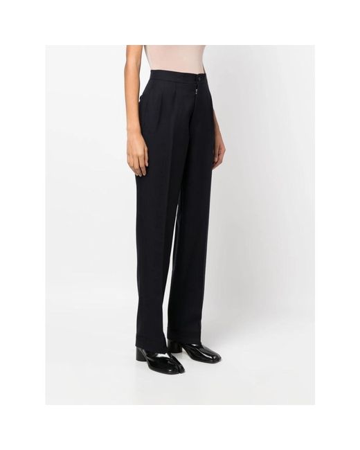 Maison Margiela Blue Wide Trousers