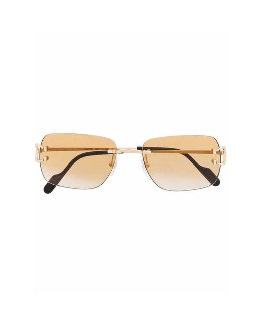 Cartier Yellow Sunglasses for men