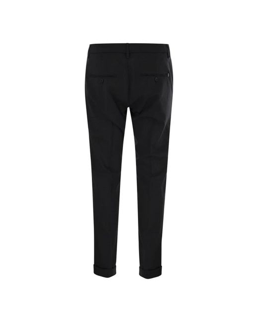 Dondup Black Suit Trousers for men
