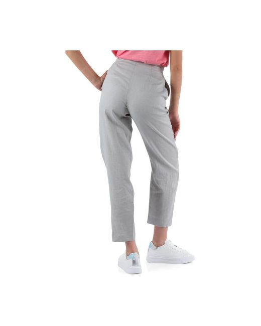 Trousers > cropped trousers Armani Exchange en coloris Gray