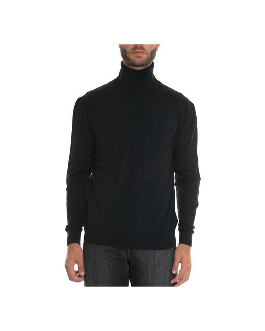 Kiton Turtlenecks in het Black voor heren
