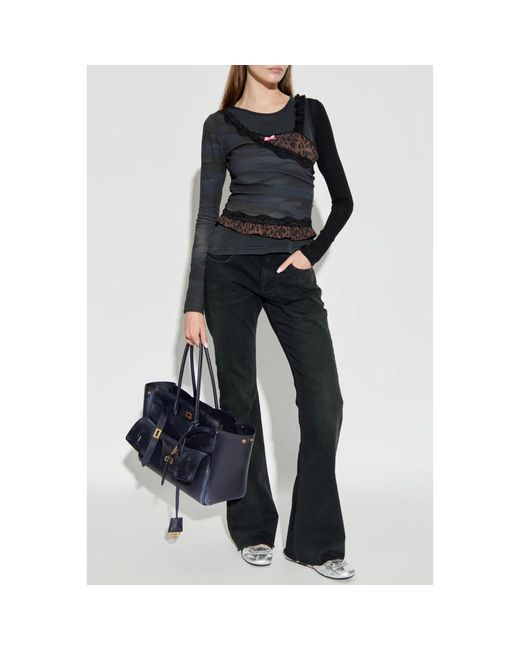 Balenciaga Black Bootcut Jeans