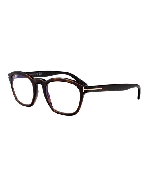 Tom Ford Black Block Round Optical