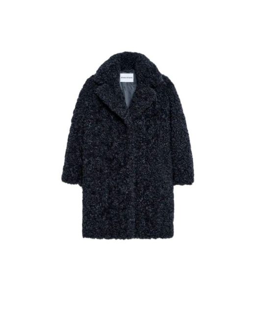 Stand Studio Blue Single-Breasted Coats