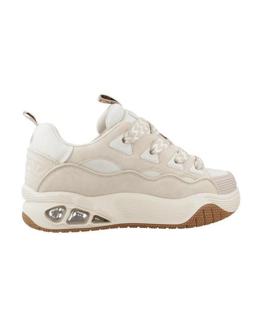Buffalo White Vegan Skate Sneakers