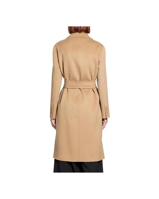 Max Mara Natural Belted Coats