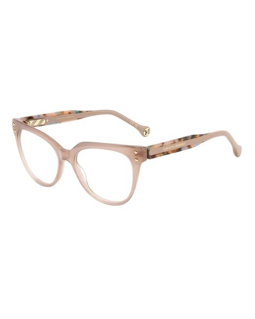 Carolina Herrera White Glasses