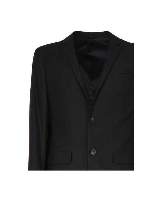 Calvin Klein Jassen ,Zwart ,Katoen Zwart Katoen Elastaan Jasje in het Black voor heren