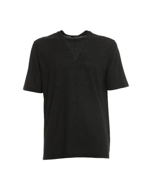 FILIPPO DE LAURENTIIS Black T-Shirts for men