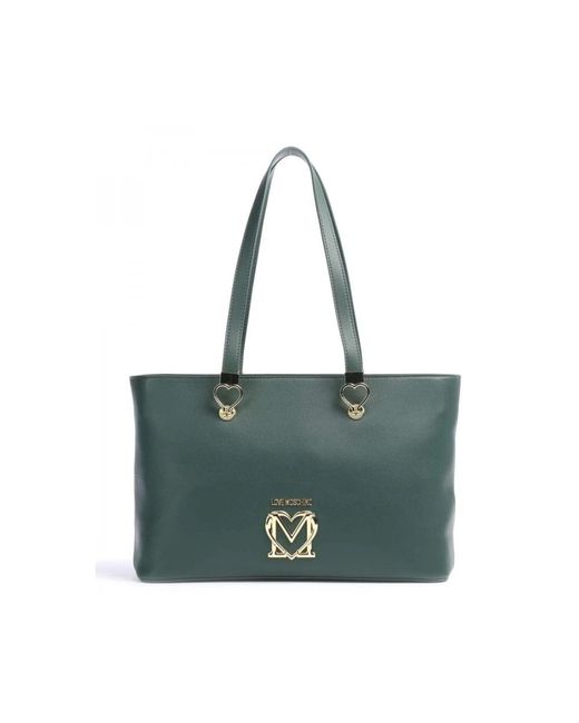 Love Moschino Green Shoulder Bags