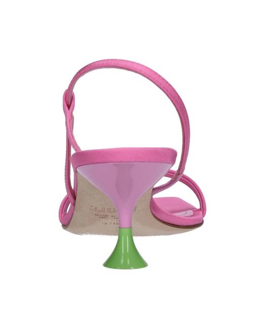 3Juin Pink High Heel Sandals