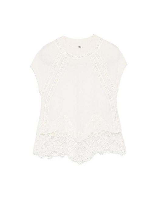 Ermanno Scervino White Sleeveless Tops