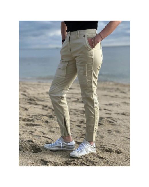 Aeronautica Militare Green Slim-Fit Trousers