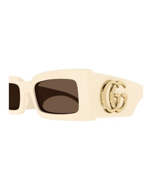 Gucci Brown Minimalistische sonnenbrille gg1425s 004