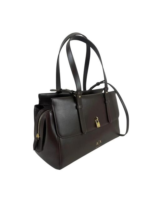 ARMANI EXCHANGE Black Shoulder Bags