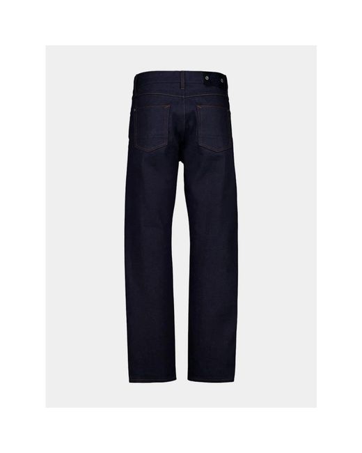 Stone Island Blue Straight Fit Jeans for men