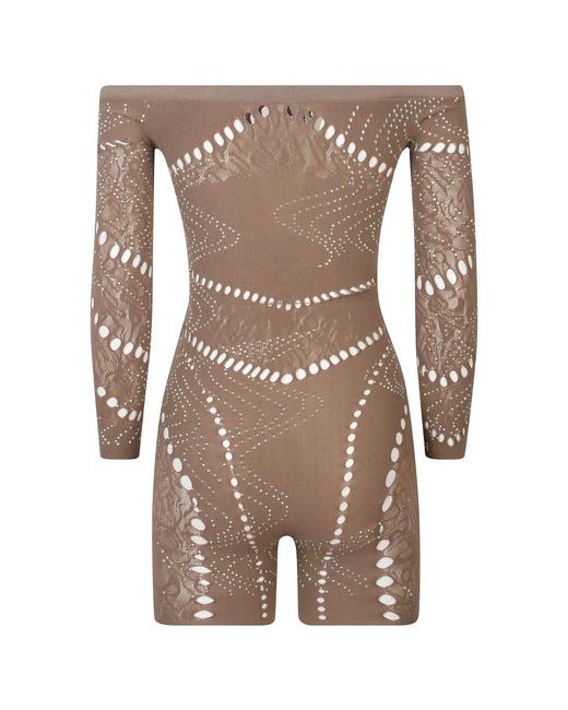 POSTER GIRL Brown Playsuits