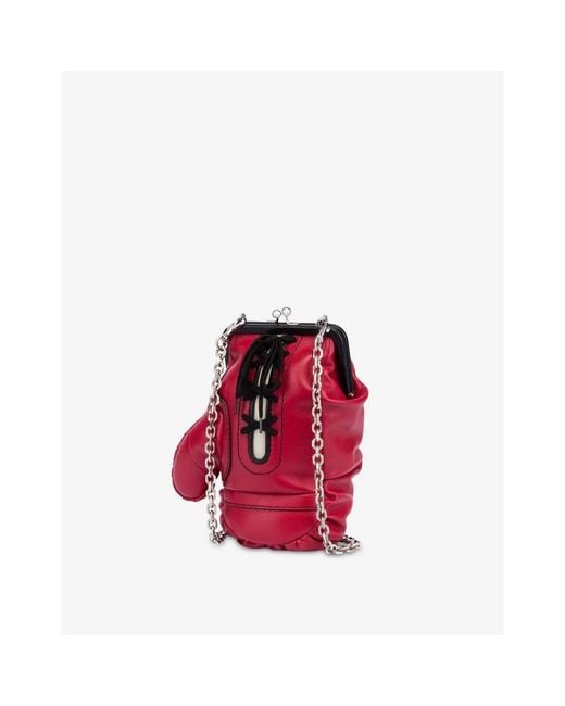 Moschino Red Cross Body Bags