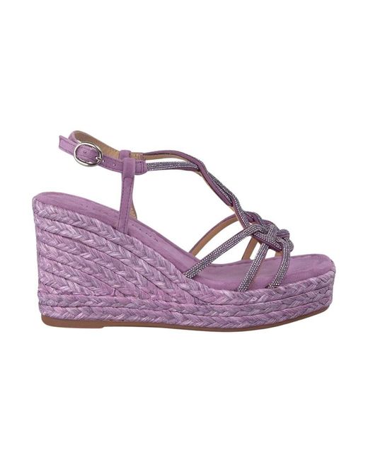 Alma En Pena. Purple Keilgeflochtene Streifen