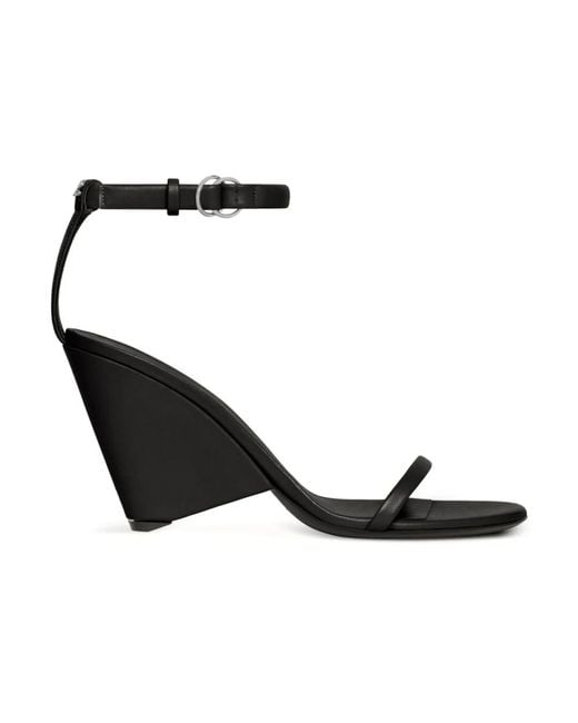 Courreges Black Wedges