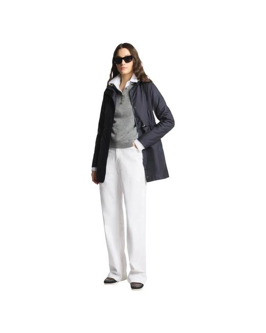 Fay New Virginia Drawstring + Hook Jacket in het Blue