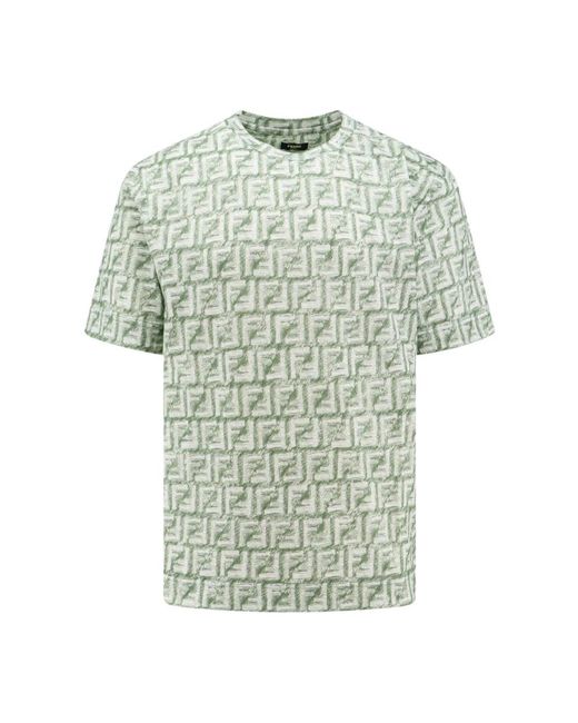 Fendi Green T-Shirts for men