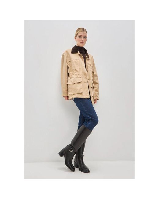CESARE GASPARI Black Leder Kniehohe Blockabsatzstiefel Beth