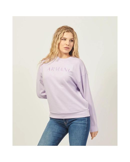 Armani Exchange Purple Sweatshirts