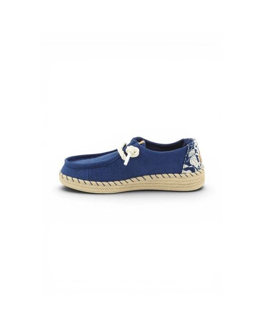 HeyDude Blue Laced Shoes