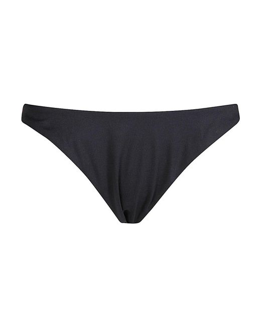 Ziah Badmode ,Zwart ,Zwart Zee Kleding Logo Bikini Bodem in het Blue