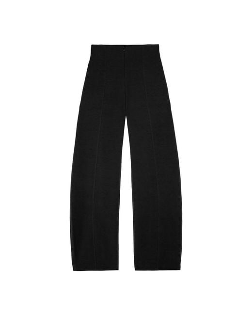 Cortana Black Wide Trousers