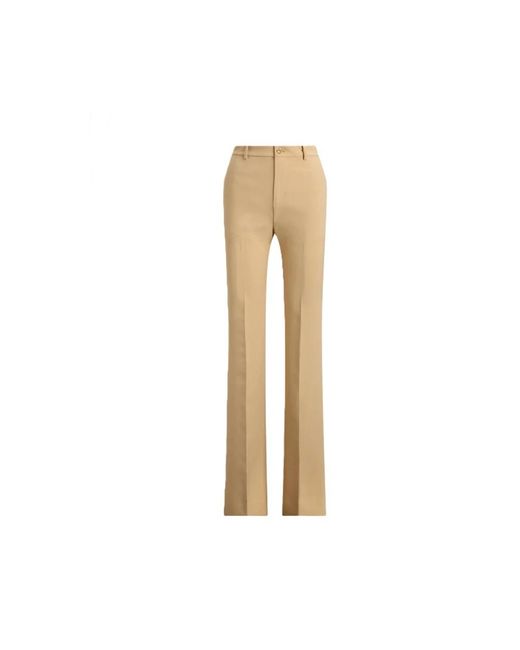 Ralph Lauren Natural Wide Trousers