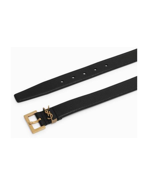 Saint Laurent Black Belts for men