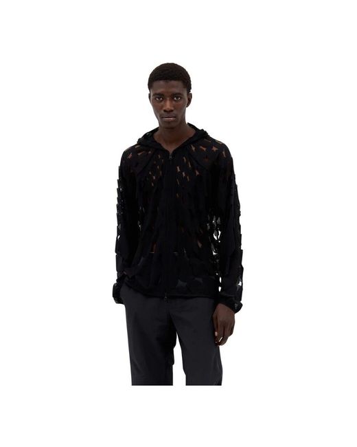 Post Archive Faction PAF Kapuzenpullover mit ausschnitten in Black für Herren