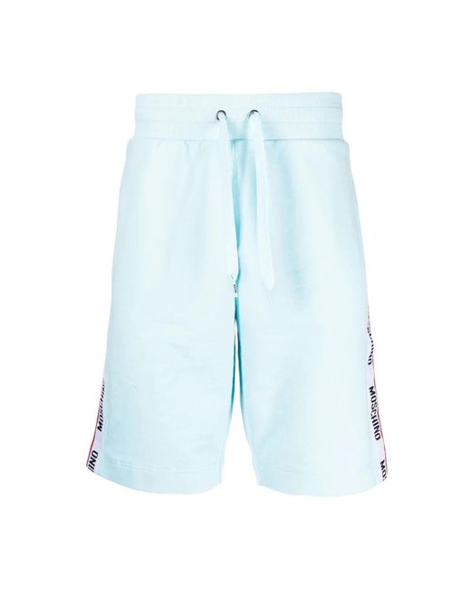 Moschino Blue Casual Shorts for men