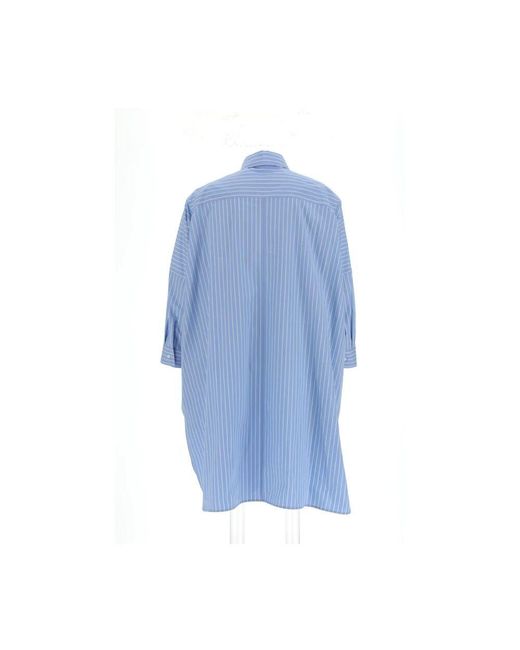 Jil Sander Blue Sunday Hemdblusenkleid