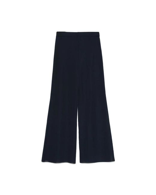 Alberta Ferretti Blue Wide Trousers