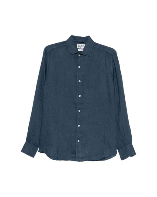 Mc2 Saint Barth Blue Casual Shirts for men